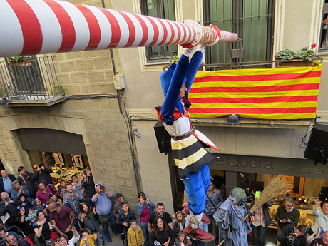 Festes de Primavera de Girona 2017. Penjada del Tarlà