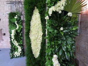 Temps de Flors 2018. Muntatges florals als claustres de la Catedral