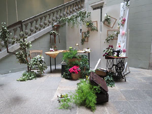 Temps de Flors 2018. Muntatges, instal·lacions i exposicions florals a diversos indrets