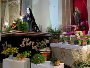 Temps de Flors 2018. Muntatges i instal·lacions florals als diversos espais de l'Església dels Dolors