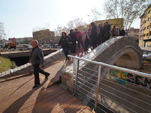 El pont del Dimoni de Santa Eugènia de Ter. Visita de final d'obra