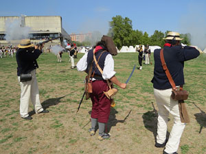 XII Festa Reviu els Setges Napoleònics de Girona. Recreació d'una batalla napoleònica al Parc de les Ribes del Ter