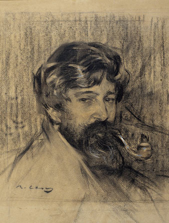 Retrat de Santiago Rusiñol. Ca. 1900. Ramon Casas