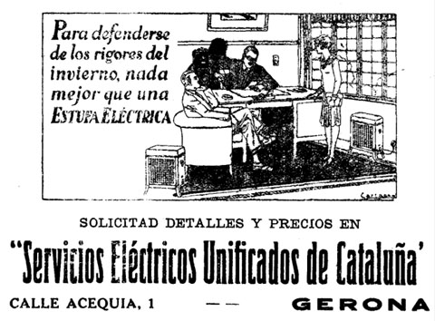 Anunci publicat al diari 'L'Autonomista' del 13/11/1936