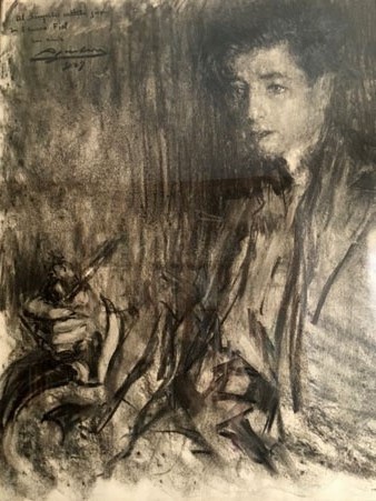 Retrat d'Eduard Fiol, per Josep Aguilera, 1927