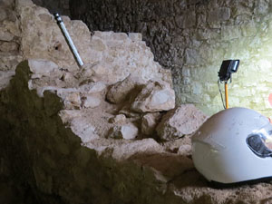 Excavacions a la pujada de Sant Domènec