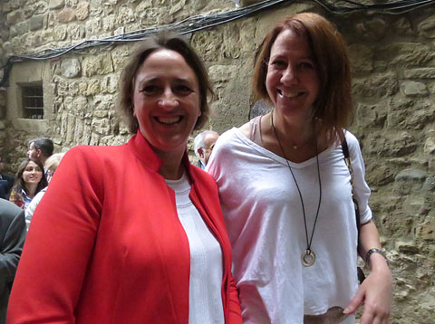 Les alcaldesses d'Albi i Girona, Stéphanie Guiraud-Chaumeil i Marta Madrenas
