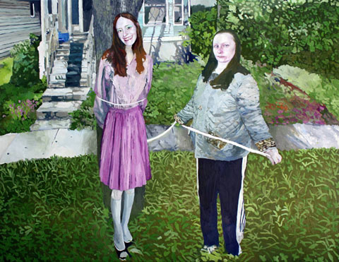 Sisters. 89 x 116 cm. Obra de l'exposició