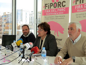 FIPORC 2015. Fira del porc de Riudellots de la Selva. Presentació al Vol de Girona