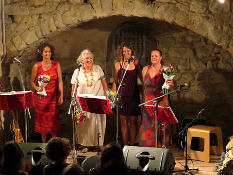 Finalització del concert al Pati dels Rabins