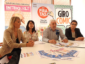 Presentació de les Firatast, Interquilt i Girocomic, que tindran lloc a Fira de Girona