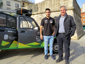 Presentació del vehicle que participa a l'Uniraid amb Manel Alcalà i Xavier Guitart