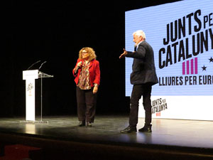 Acte central de campanya de JuntsxCat al Teatre Municipal