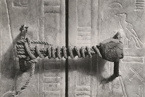 Segell intacte de la tomba del faraó Tutankamon