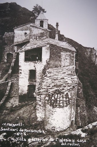 Santuari de Rocacorba, església i rectoria, Canet d'Adri. 1911-1944