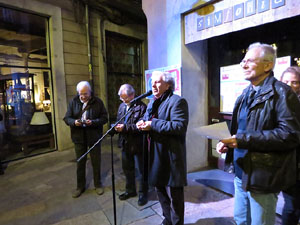 Premis homenatge Xavier Cugat, organitzat pel Festival de Cinema de Girona, a la plaça de l'Oli