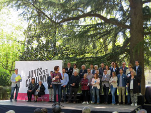 Presentació candidats de Junts per Catalunya a les eleccions municipals de Girona