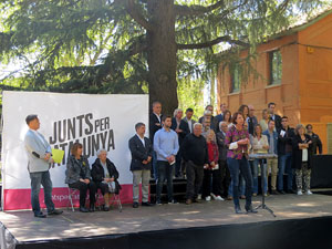 Presentació candidats de Junts per Catalunya a les eleccions municipals de Girona