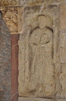 Relleu de l'abat de Ripoll Ramon de Berga (1172-1206)