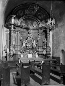 Altar de l'ermita de Santa Eugènia d'Agullana. 1925-1930