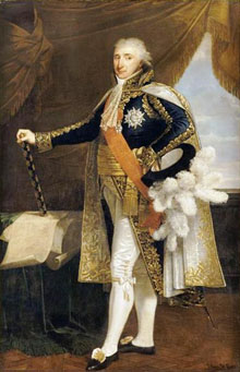 El Mariscal Pierre Augereau (1757-1816), duc de Castiglione. Pintura de Robert Lefèvre, Palau de Versalles