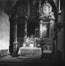 Altar barroc del Monestir de Sant Esteve. 1920