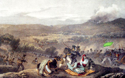 Episodi de la Guerra del Francès. Derrota del comboi que el 26 de setembre de 1809 pretenia socórrer la Girona assetjada