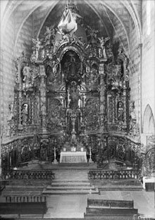 Altar major de l'Església de Santa Maria de Cadaqués