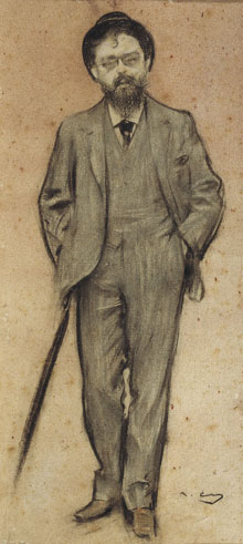Isaac Albéniz (Camprodon, 1860 - Cambo-les Bains, França, 1909). Ramon Casas