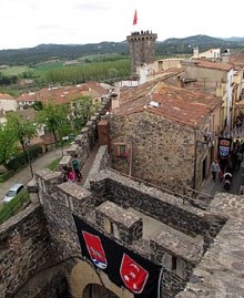 La Torre dels Frares des del castell