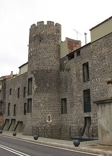 Fragment de les muralles d'Hostalric