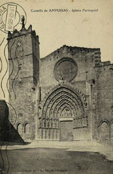 Catedral de Castelló d'Empúries. 1922