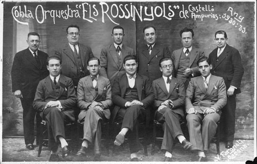 Orquestra Els Rossinyols de Castelló d'Empúries. 1930-1931