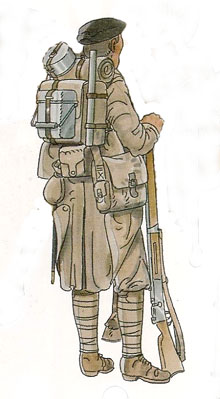 Chasseurs a la frontera (1939-1940). Soldat del 4t Batalló de Caçadors de Montlluís