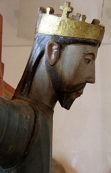 Majestat de Cruïlles. Segona meitat del segle XII. Detall