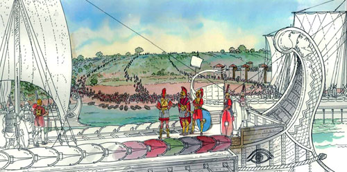 Desembarcament de les legions romanes de Gneu Corneli Escipió a Empúries (218 aC)