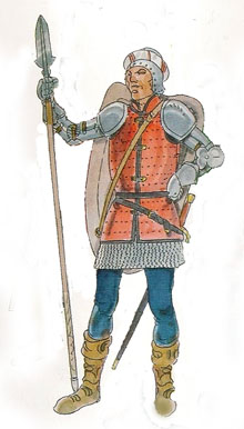 Home d'armes amb brigandina (1462-1472)