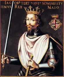 Jaume III de Mallorca. Retrat idealitzat del segle XVI