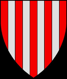 Escut de Joan de Vilamarí (+1479), almirall de l'Armada Reial del rei d'Aragó. Joan II li atorgà el títol de baró de Palamós