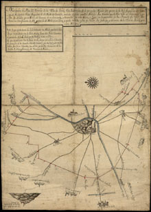 Discripcion o plan del termino de la villa de Llivia. 1732