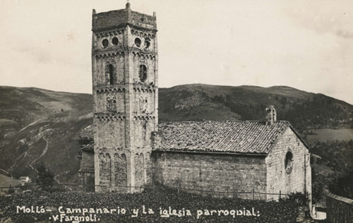 Església de Santa Cecília de Molló. 1911