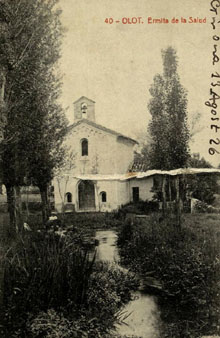Ermita de la Salut de la Moixina d'Olot. 1926
