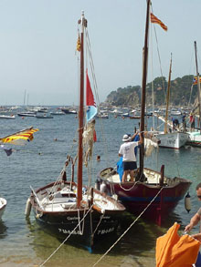 Calella de Palafrugell. Vintena trobada de vela Llatina a Port Bo. 2012