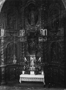 Altar major d'una església de La Pera
