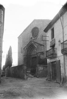 Façana del convent del Carme. 1925-1935