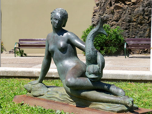Portbou. Escultura de Frederic Marès