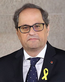 Quim Torra (Blanes, 1962). President de la Generalitat de Catalunya