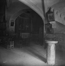 Interior i pica baptismal, 1922