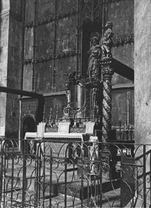 Altar major del monestir de Sant Joan de les Abadesses, 1918