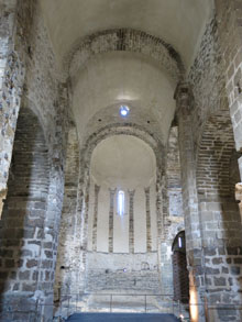 Nau central del monestir de Sant Quirze de Colera